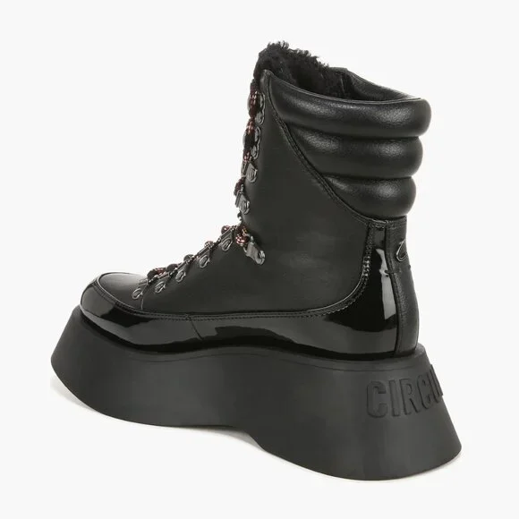 NEW Circus NY by Sam EdelmanGail Lace-Up Platform Boot Y2k Black - Picture 3 of 10